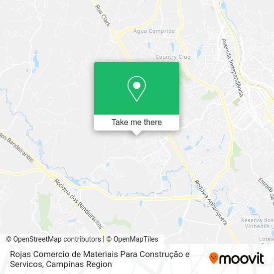 Rojas Comercio de Materiais Para Construção e Servicos map