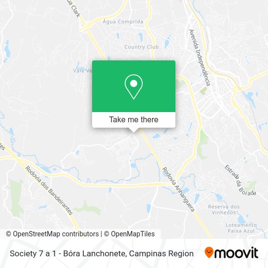 Society 7 a 1 - Bóra Lanchonete map