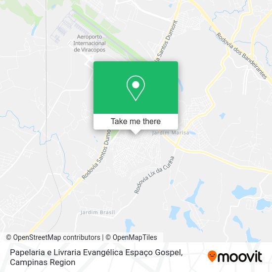 Papelaria e Livraria Evangélica Espaço Gospel map