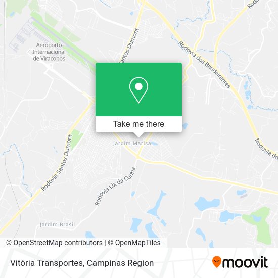 Vitória Transportes map