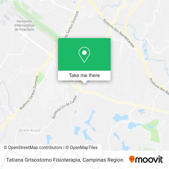 Tatiana Grisostomo Físioterapia map