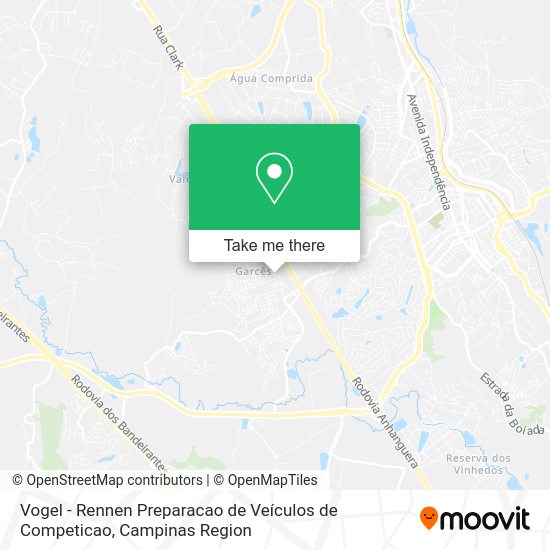 Vogel - Rennen Preparacao de Veículos de Competicao map