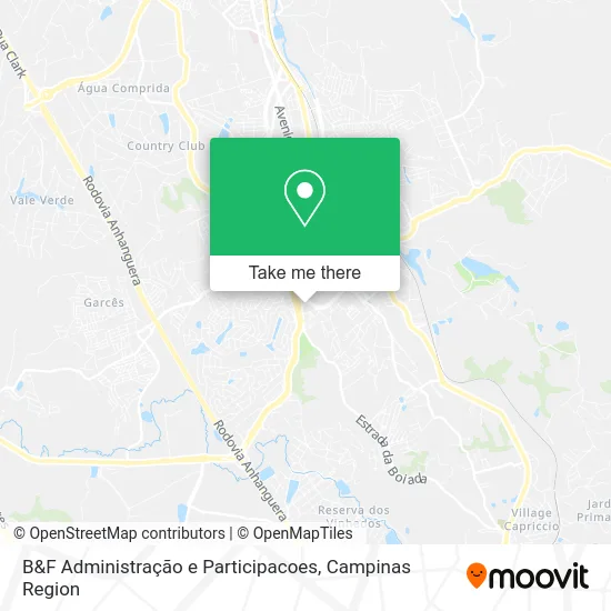 B&F Administração e Participacoes map