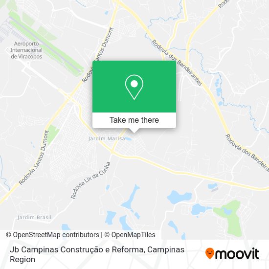 Jb Campinas Construção e Reforma map