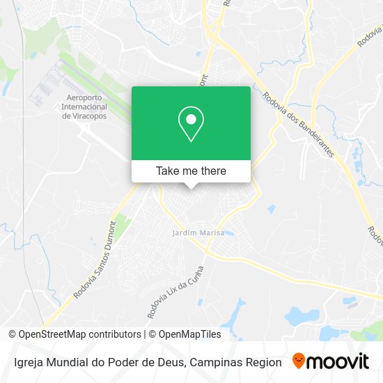 Igreja Mundial do Poder de Deus map