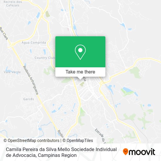 Camila Pereira da Silva Mello Sociedade Individual de Advocacia map