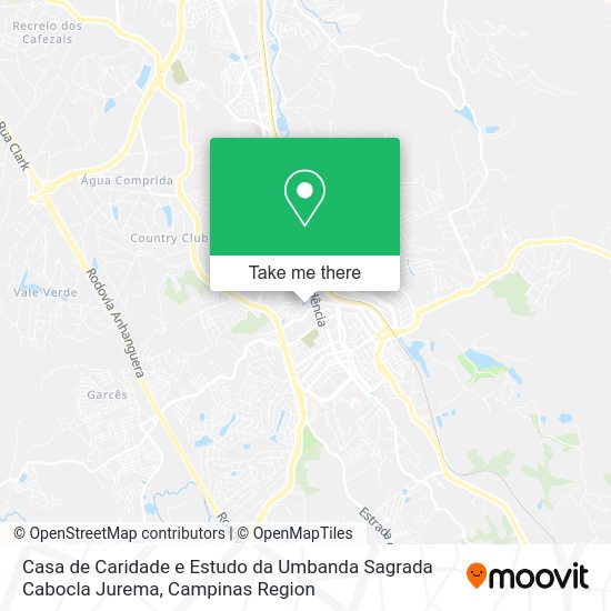 Casa de Caridade e Estudo da Umbanda Sagrada Cabocla Jurema map