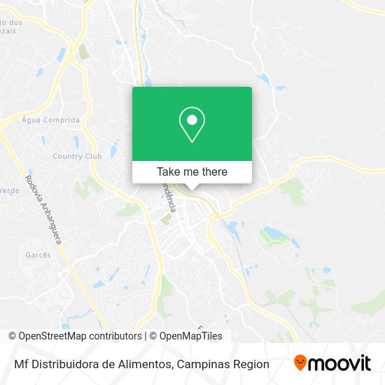 Mf Distribuidora de Alimentos map