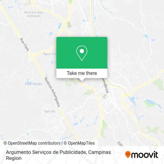 Argumento Serviços de Publicidade map