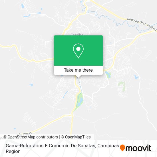 Gama-Refratários E Comercio De Sucatas map