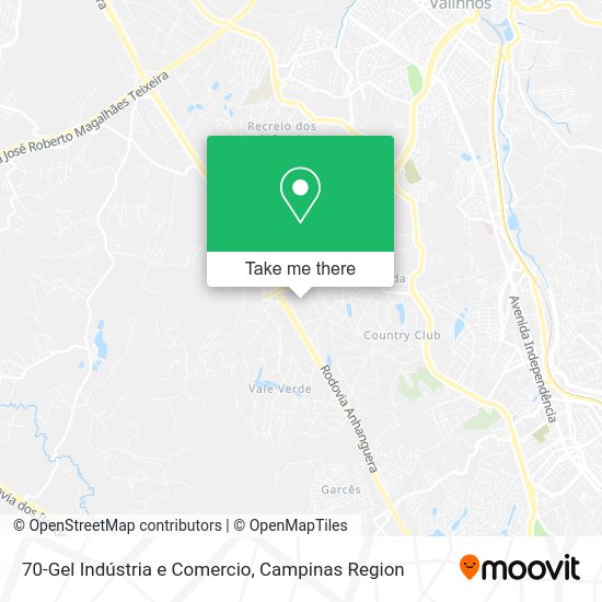 70-Gel Indústria e Comercio map