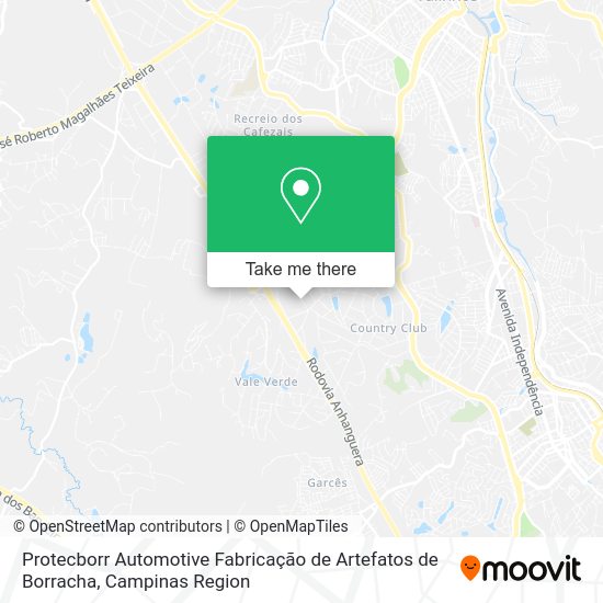 Protecborr Automotive Fabricação de Artefatos de Borracha map