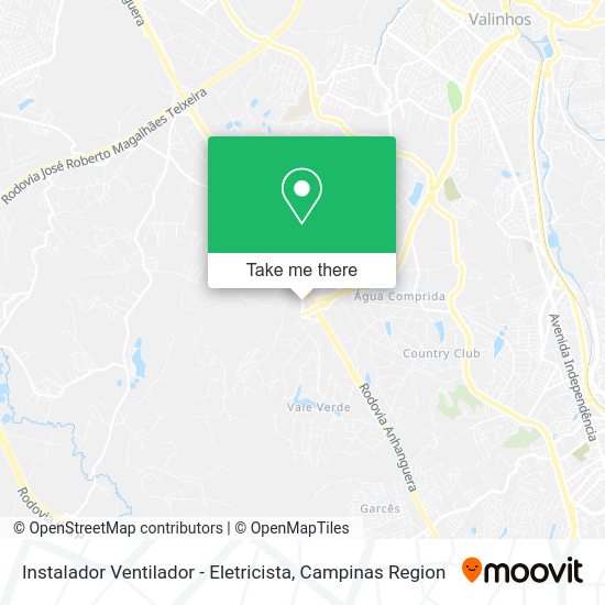 Instalador Ventilador - Eletricista map