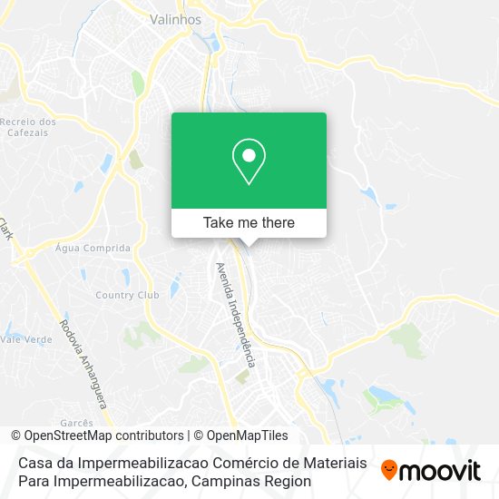 Casa da Impermeabilizacao Comércio de Materiais Para Impermeabilizacao map