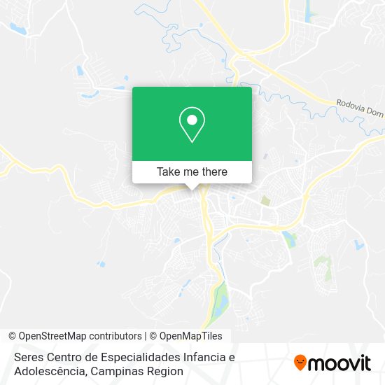 Seres Centro de Especialidades Infancia e Adolescência map