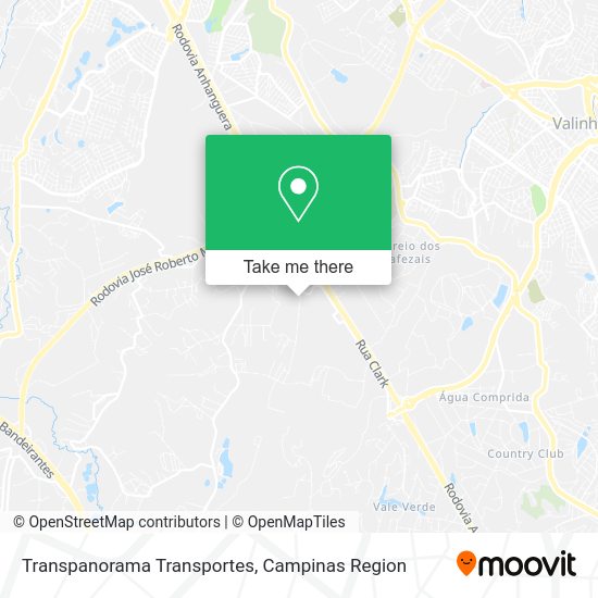 Transpanorama Transportes map