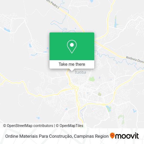 Ordine Materiais Para Construção map