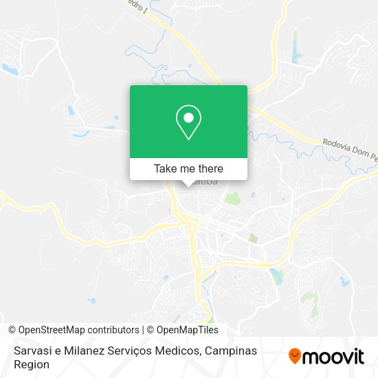 Sarvasi e Milanez Serviços Medicos map