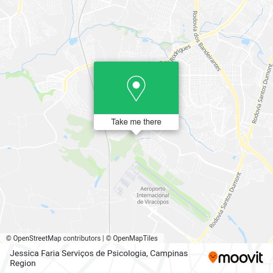 Jessica Faria Serviços de Psicologia map