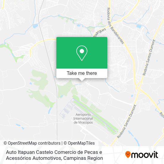 Auto Itapuan Castelo Comercio de Pecas e Acessórios Automotivos map