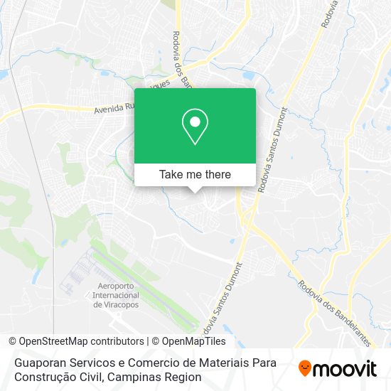 Guaporan Servicos e Comercio de Materiais Para Construção Civil map