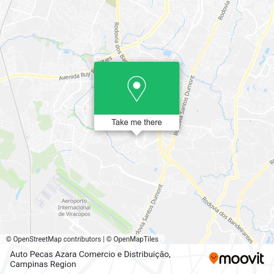 Auto Pecas Azara Comercio e Distribuição map