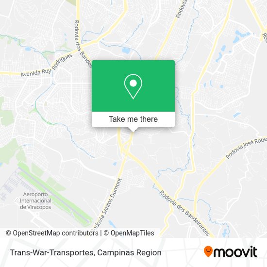 Trans-War-Transportes map