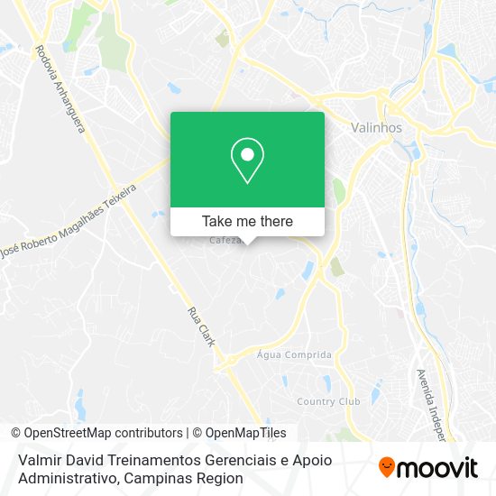 Valmir David Treinamentos Gerenciais e Apoio Administrativo map