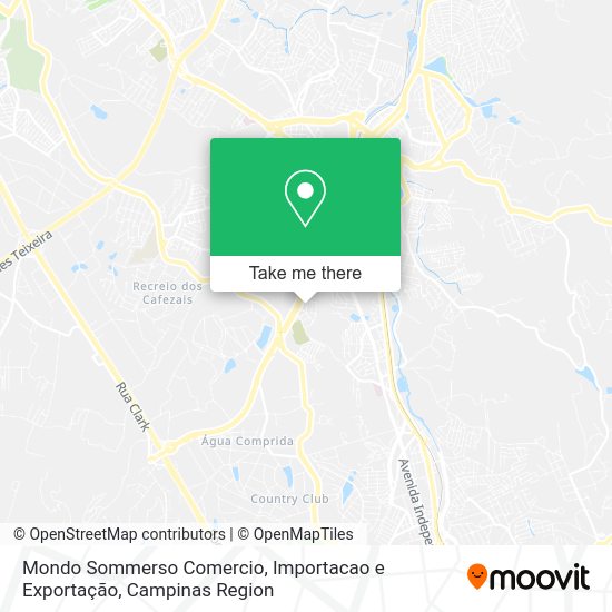 Mondo Sommerso Comercio, Importacao e Exportação map