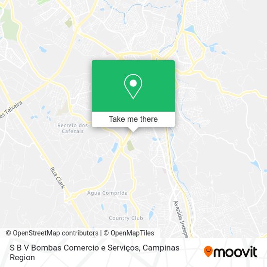 S B V Bombas Comercio e Serviços map