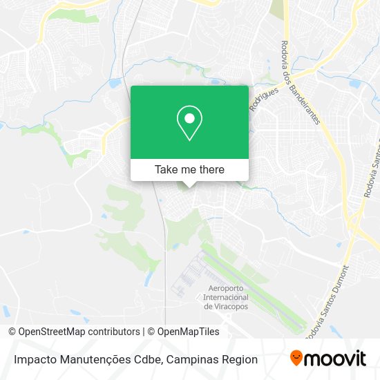 Impacto Manutenções Cdbe map