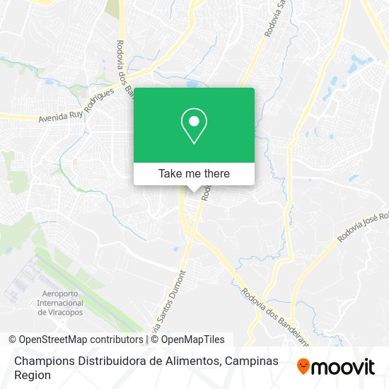 Champions Distribuidora de Alimentos map