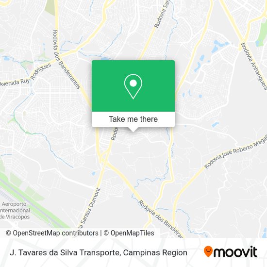 J. Tavares da Silva Transporte map