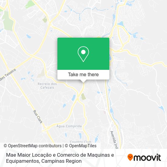 Mae Maior Locação e Comercio de Maquinas e Equipamentos map