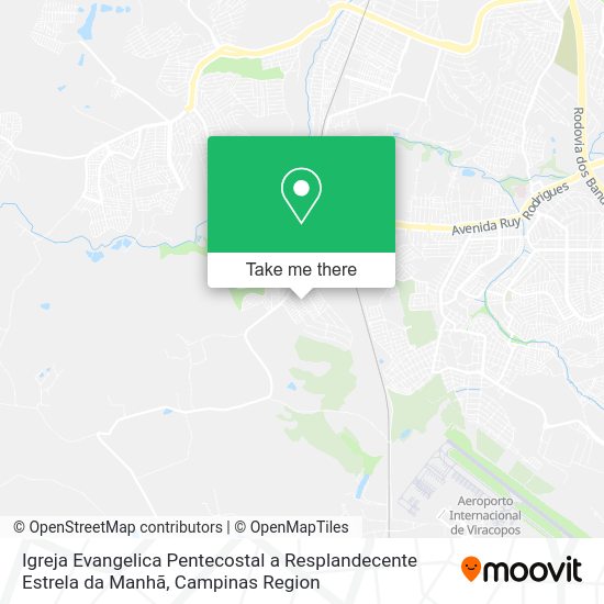 Igreja Evangelica Pentecostal a Resplandecente Estrela da Manhã map