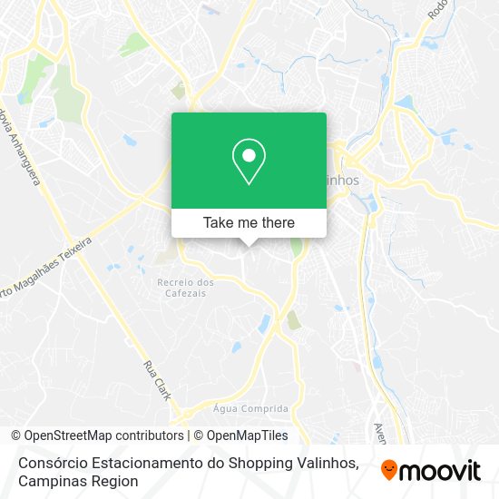 Consórcio Estacionamento do Shopping Valinhos map