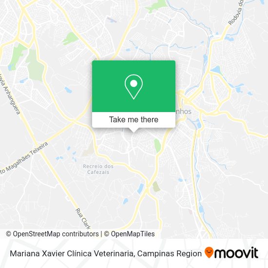 Mariana Xavier Clínica Veterinaria map