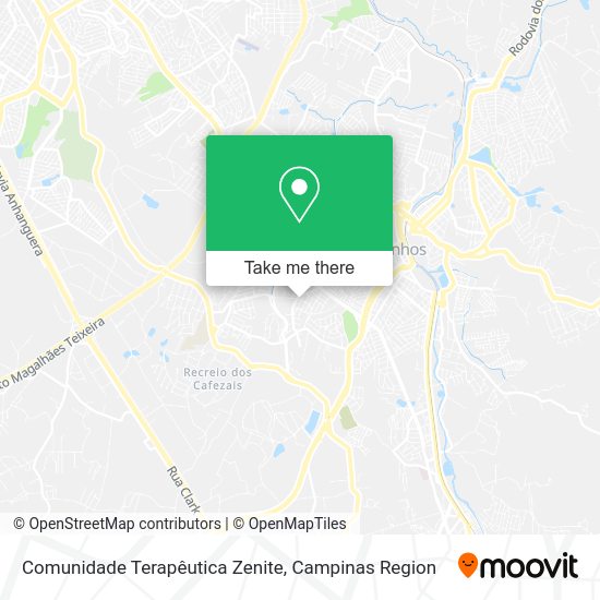 Comunidade Terapêutica Zenite map