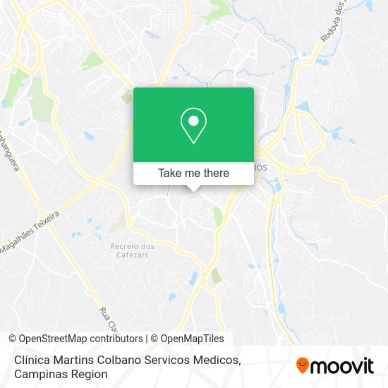 Clínica Martins Colbano Servicos Medicos map