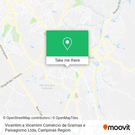Vicentim e Vicentim Comércio de Gramas e Paisagismo Ltda map