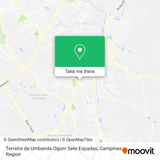 Terreiro de Umbanda Ogum Sete Espadas map