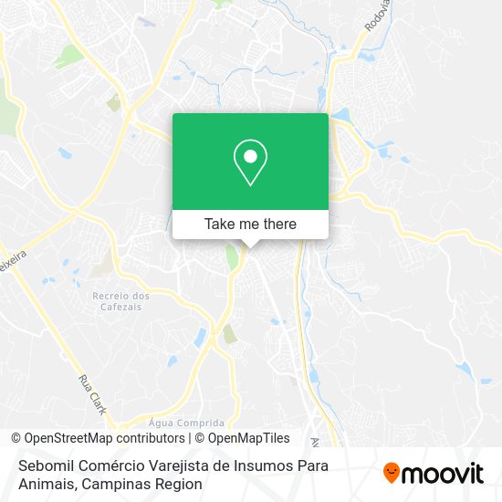 Sebomil Comércio Varejista de Insumos Para Animais map