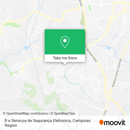 R e Servicos de Segurança Eletronica map