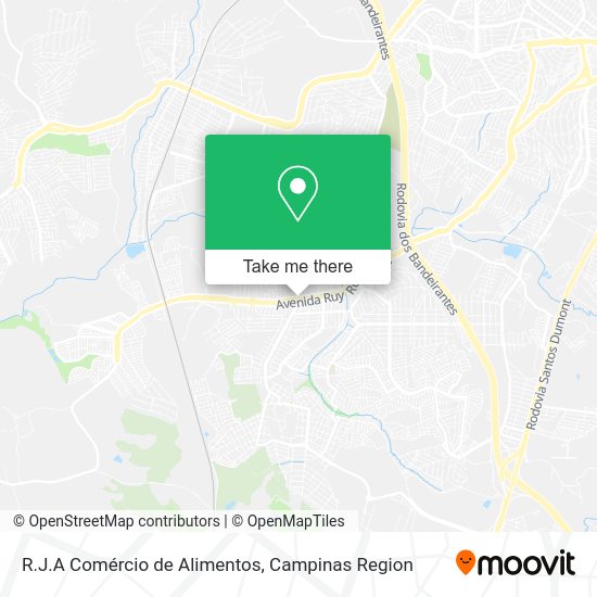 R.J.A Comércio de Alimentos map