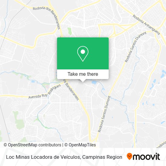 Loc Minas Locadora de Veículos map