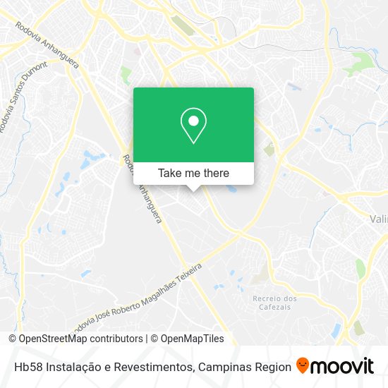 Hb58 Instalação e Revestimentos map