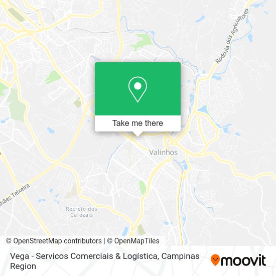 Vega - Servicos Comerciais & Logística map