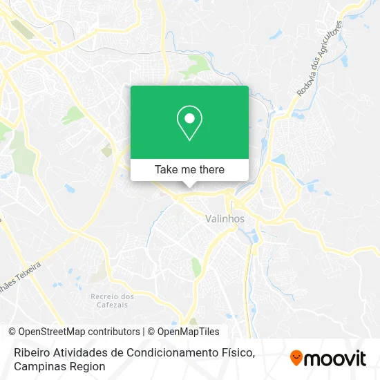 Ribeiro Atividades de Condicionamento Físico map