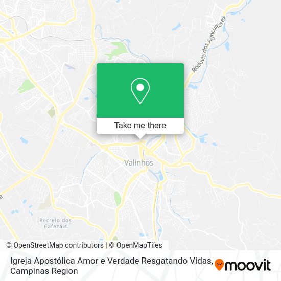 Igreja Apostólica Amor e Verdade Resgatando Vidas map