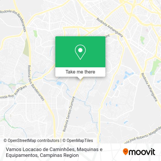 Vamos Locacao de Caminhões, Maquinas e Equipamentos map